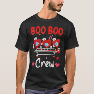 Camiseta Equipe Plaid Boo Boo do Dia dos Namorados Coração