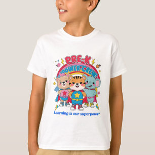 Camiseta Equipe Poderosa do Pré-K – Pequeno, mas Poderoso!