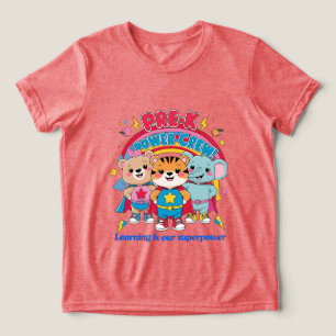 Camiseta Equipe Poderosa do Pré-K – Pequeno, mas Poderoso!