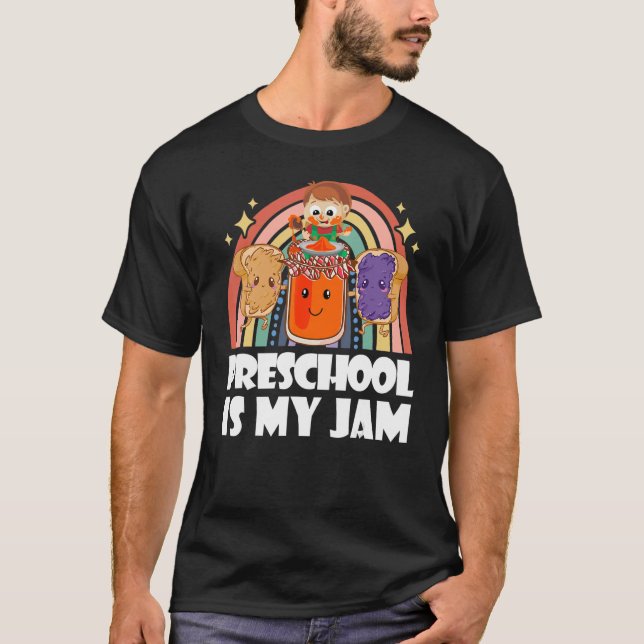 Camiseta Equipe Pré-Escolar É Minha Mancha Arco-Íris Cuta P (Frente)
