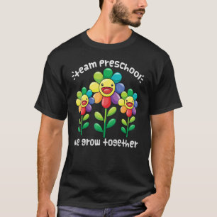 Camiseta Equipe Pré-Escolar Nós Crescemos Juntos Com O Prof