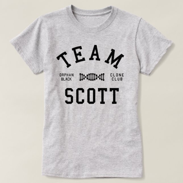 Camiseta Equipe preta órfão Scott (Frente do Design)