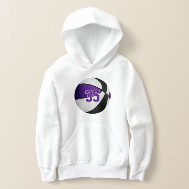 Camiseta equipe preta roxa cor basquete (Postura )