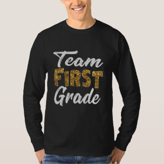 Camiseta Equipe Professora do 1º Ano Primeiro Dia de Aula F
