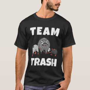 Camiseta Equipe Raccoon Lixo Panda Ringtail