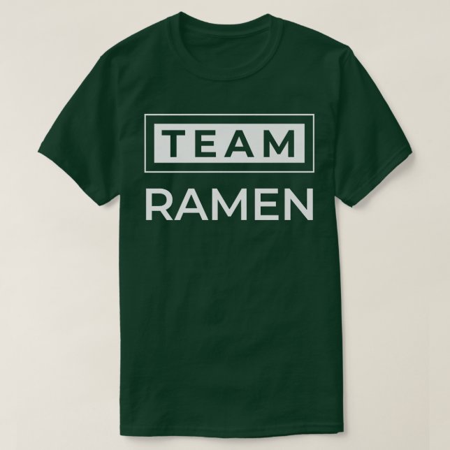Camiseta Equipe Ramen Ramen Lover Anime Kawaii Japão Noodle (Frente do Design)