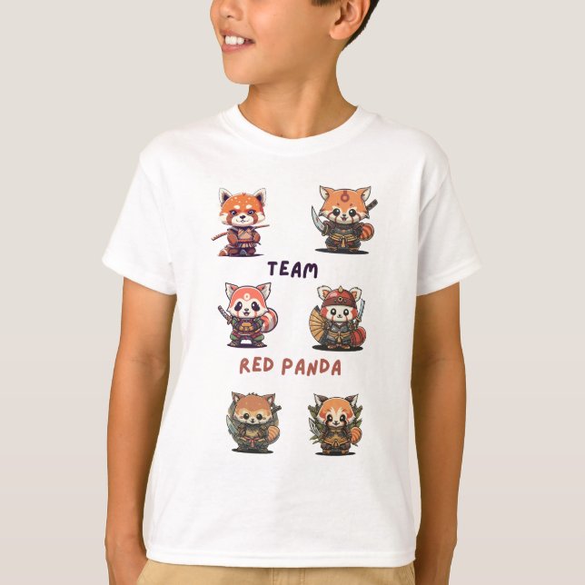 Camiseta Equipe Red Panda Samauri (Frente)