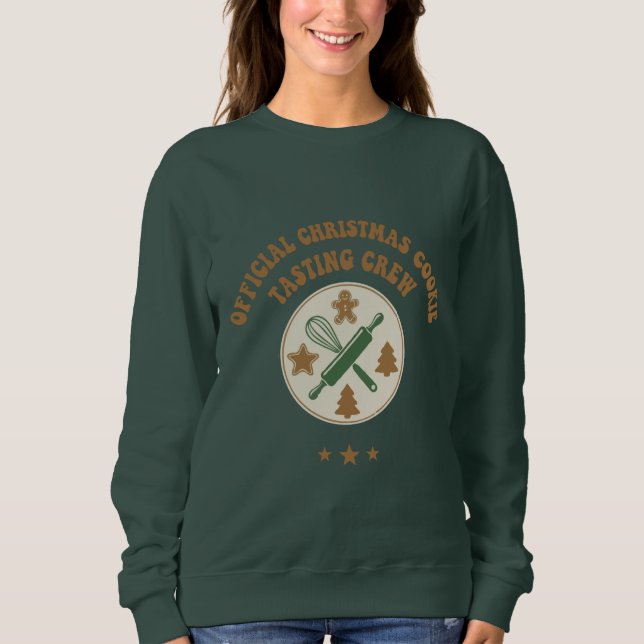 Camiseta Equipe Retro de Degustação Oficial de Biscoitos de (Frente)