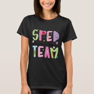 Camiseta Equipe Retro de Educação Especial Sonho Groovy Esp