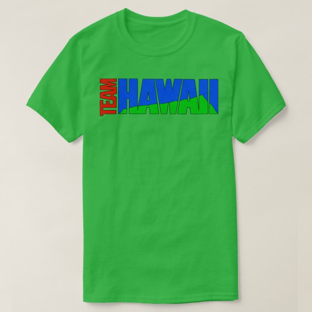 Camiseta Equipe Retro Hawaii 1977 TShirt (Frente do Design)