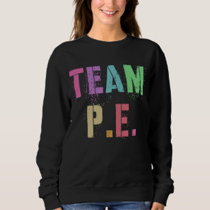 Camiseta Equipe Retro TEAM P E Ginásio Tripulação Professor