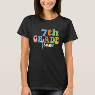 Camiseta Equipe Retrorista da Equipe do 7 Feliz Primeiro Di