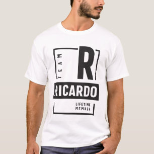 Camiseta Equipe Ricardo Lifetime Membro Ricardo Nome