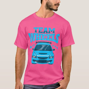 Camiseta Equipe Rodas Carro Menino Sexo Revelação Festa da