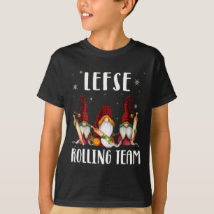 Camiseta Equipe Rolante de Esquerda Gnomos Natal Xadrez Kid