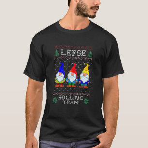 Camiseta Equipe Rolling da Esquerda, Tomate de Natal Gnomo