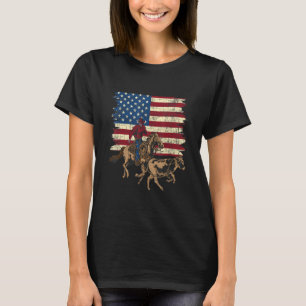 Camiseta Equipe Roping Estados Unidos Sinalizador Rodeo Cab