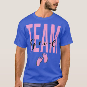 Camiseta Equipe rosa-branca Sexo de garota revela festa Ide
