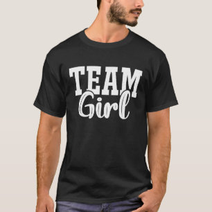 Camiseta Equipe Rosa, Garota, Equipe Menina, Menino, Festa