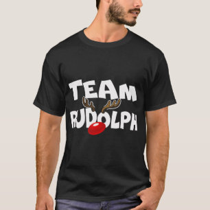 Camiseta Equipe Rudolph Cute Christmas Reindeer Deer Lover 