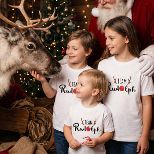 Camiseta Equipe Rudolph - Foto de Férias Combinando Fofa