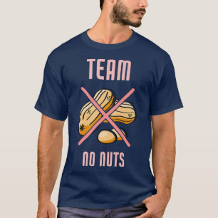 Camiseta Equipe Sem Loucos Engraçado Sexo Revele Menina Cor