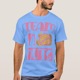 Camiseta Equipe Sem Loucos Equipe Garota Chá de fraldas Fes