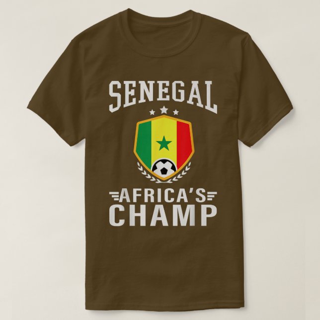Camiseta Equipe Senegal Senegal/Jersey 2022 (Frente do Design)