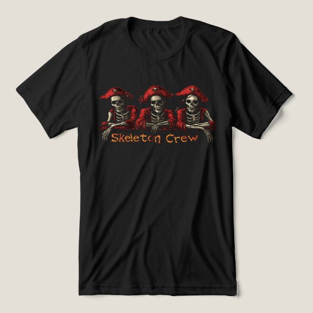 Camiseta Equipe Skeleton (Design frontal)