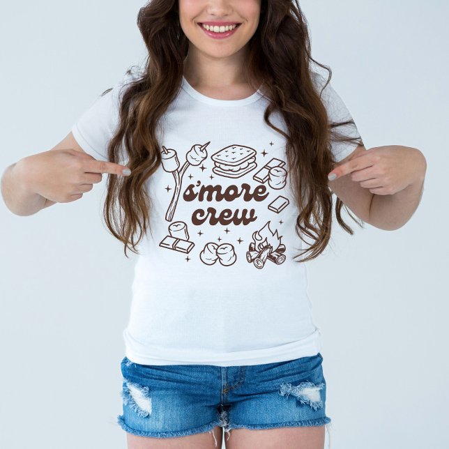 Camiseta Equipe S'more Camper Tshirt Jovem (Criador carregado)
