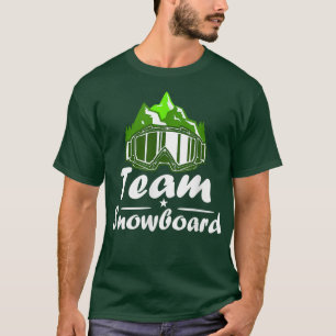 Camiseta Equipe Snowboard Snowboard Crew Boarders Tea
