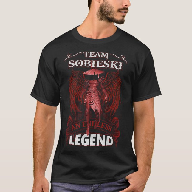 Camiseta Equipe SOBIESKI - Uma LENDA Sem Fim (Frente)