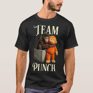 Camiseta Equipe soco japão bebê macaco soco 
