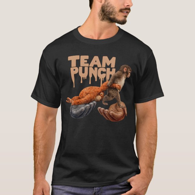 Camiseta Equipe Soco Pingando Macaco Japonês (Frente)