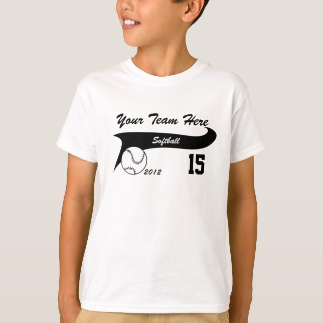Camiseta Equipe Softball Personalizada (Frente)