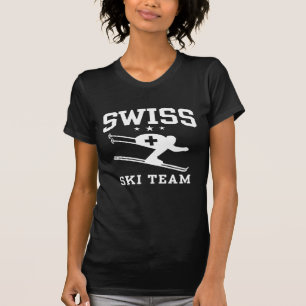 Camiseta Equipe suíça do esqui