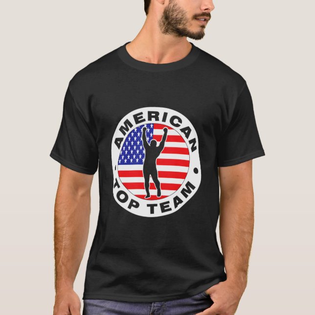 Camiseta Equipe Superior Americana Jiu Jitsu (Frente)