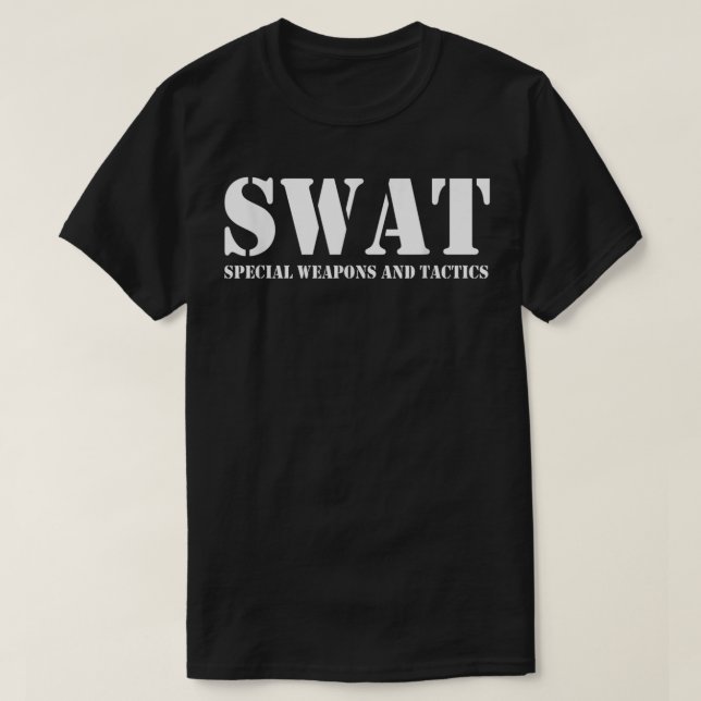 Camiseta Equipe SWAT Equipe da SWAT (Frente do Design)