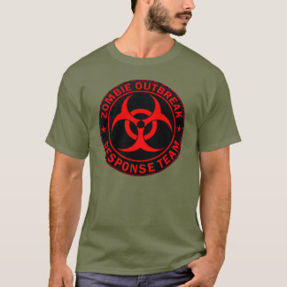 Camiseta Equipe tática da resposta do zombi