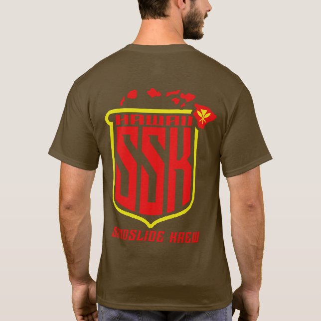 Camiseta Equipe Tee (Vermelho e Amarelo) (Verso)