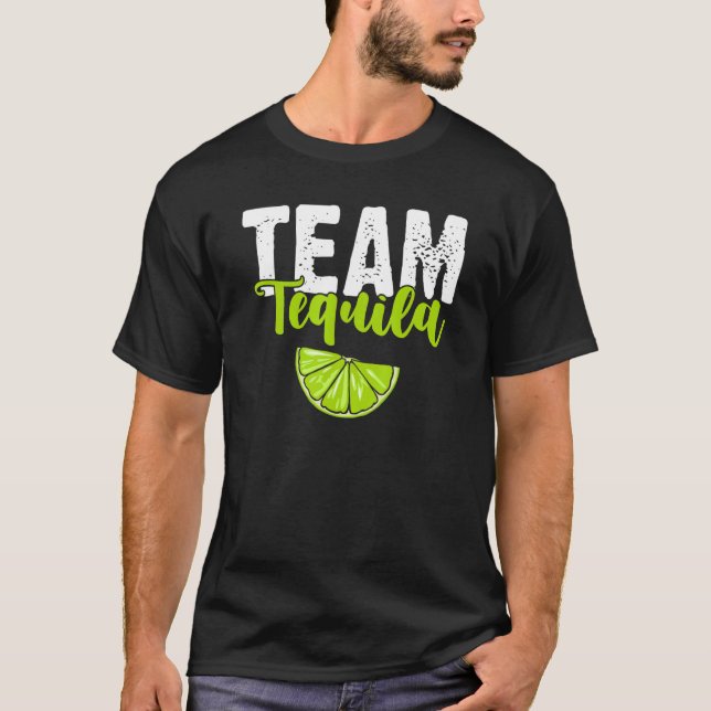 Camiseta Equipe Tequila com vestimenta de Limão verde (Frente)