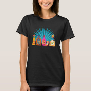 Camiseta Equipe Tequila Sal Limão Garrafa mexicana