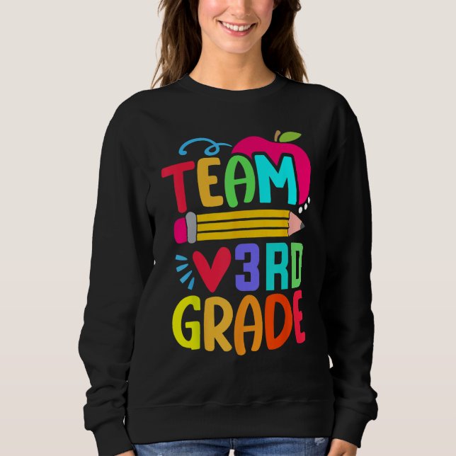 Camiseta Equipe Terceira 3ª Série Lápis Volta às Aulas Prof (Frente)