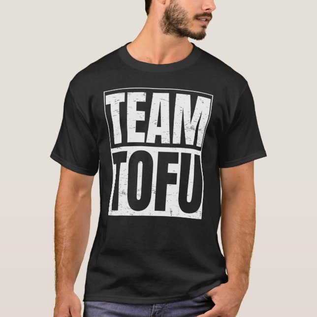 Camiseta Equipe Tofu Para Vegans Tofu (Frente)