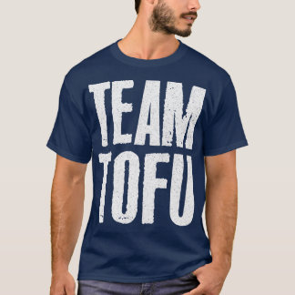 Camiseta Equipe Tofu Vegan - Design de Slogan Humoroso