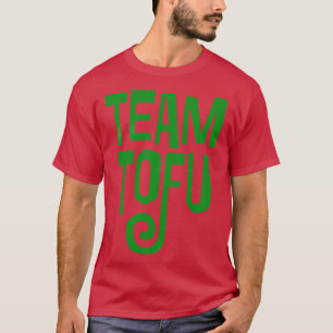 Camiseta Equipe Tofu Vegan Slogan Humoroso Design 1