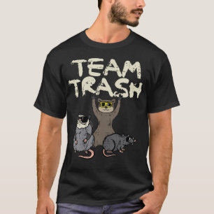 Camiseta Equipe Trash Ogambm Raccoon Possum Street Cat Men