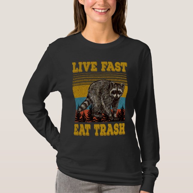 Camiseta Equipe Trash Opossum Guaxinim (Frente)