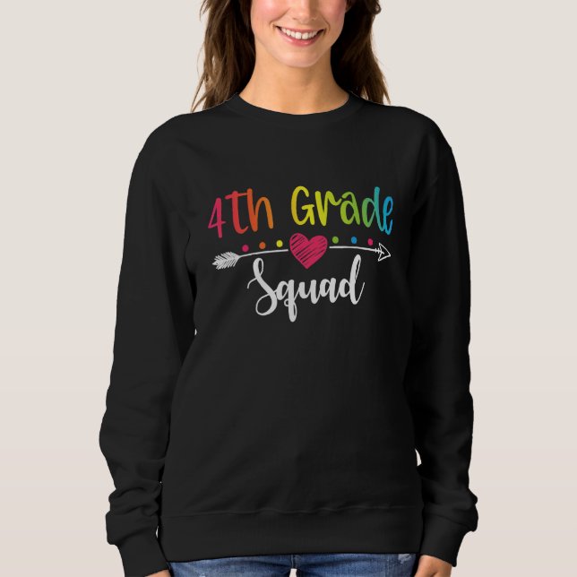 Camiseta Equipe Turma 4º Ano Professor Aluno De Volta à Esc (Frente)