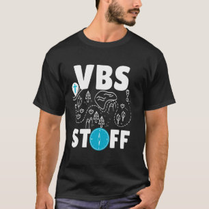 Camiseta Equipe VBS Urso Trilha Escola Bíblica de Férias Vá